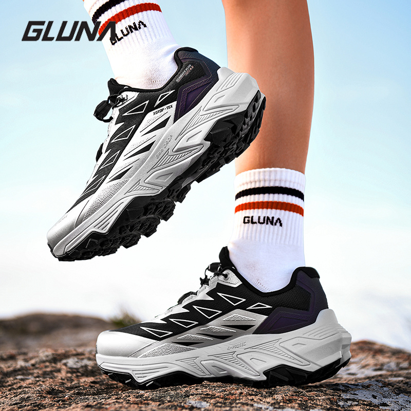 Anti Slip Trail Running Sneakers - GLUNA Tênis de corrida à prova