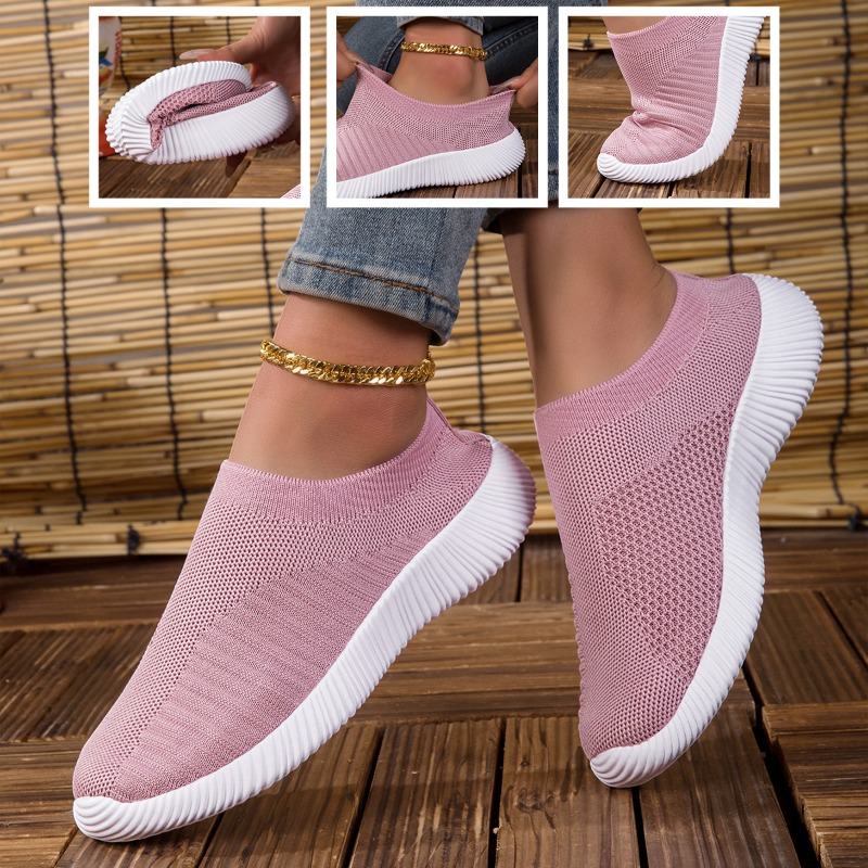 Breathable Mesh Athletic Shoes - Tênis Feminino Respirável de Malha Confortável
