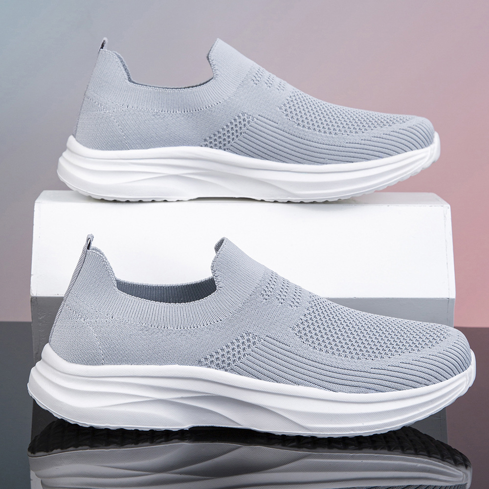 Shock Absorbing Gym Trainers - Tênis Masculino Leve e Respirável para