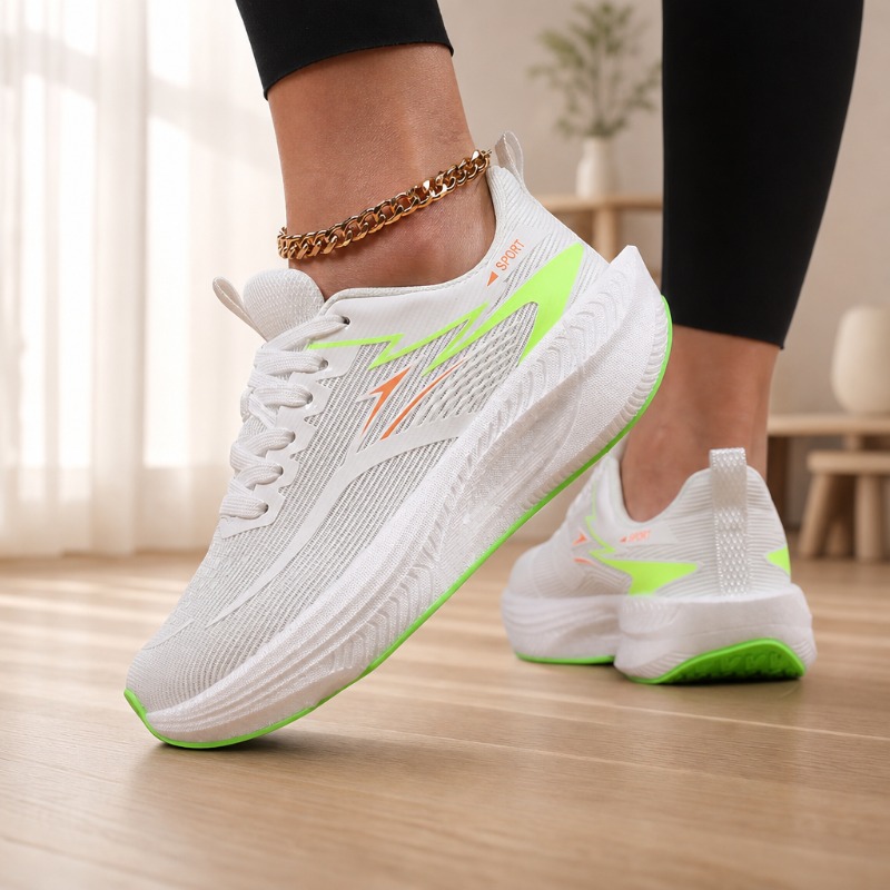 Tênis femininos com ponta larg - Wide Toe Box Running Sneakers avaliação e preço