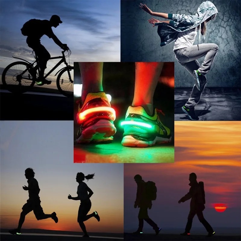 2024 clipe de sapato luminoso  - Reflective Night Running Shoes avaliação e preço