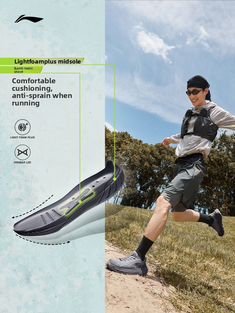 Tênis de Corrida Masculino Li- - Anti Slip Trail Running Sneakers avaliação e preço