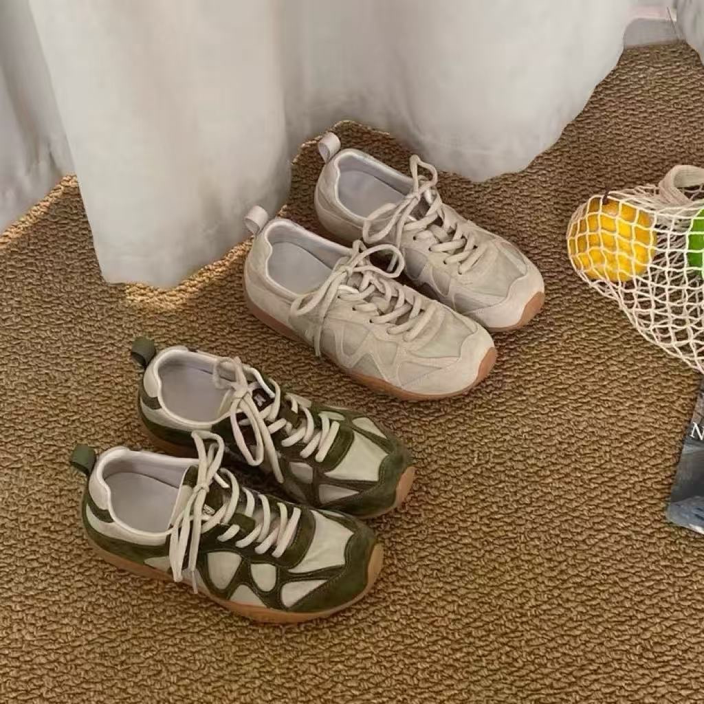 Tênis vintage com patchwork e  - Sneakers avaliação e preço