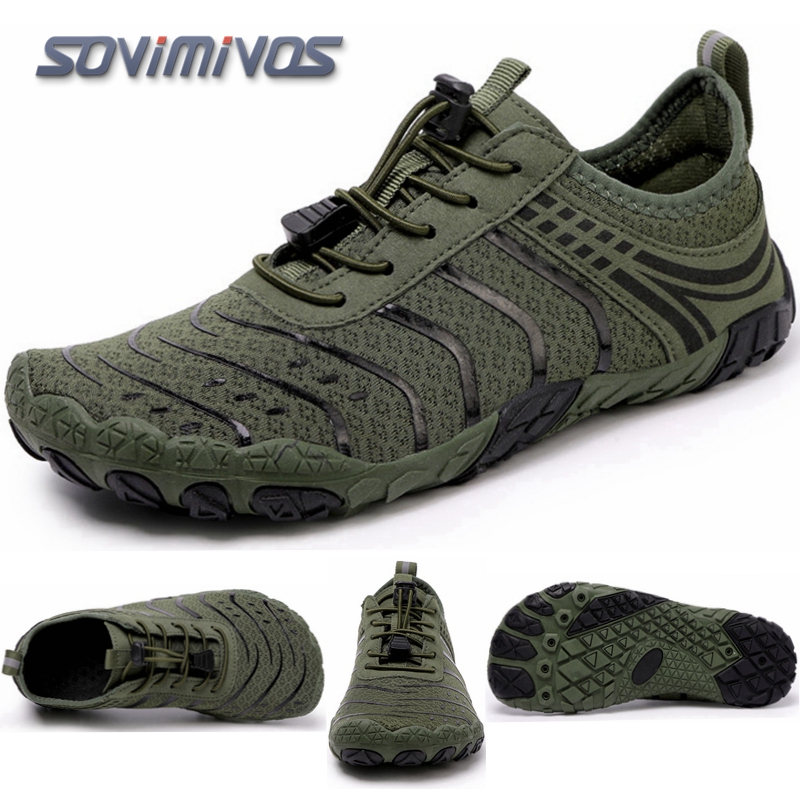 Tênis Masculinos Barefoot com  - Wide Toe Box Running Sneakers avaliação e preço
