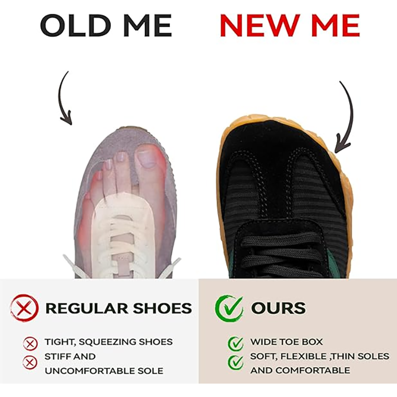 Tênis Minimalistas para Caminh - Wide Toe Box Running Sneakers avaliação e preço