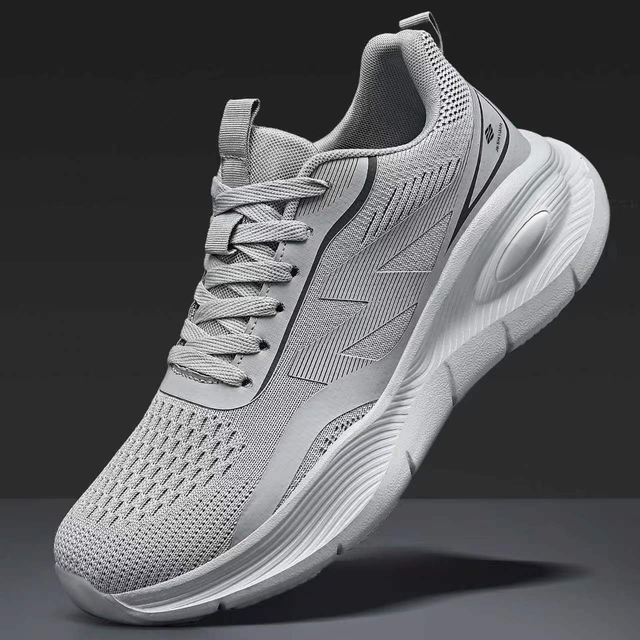 Tênis Masculino Leve de Malha, - Shock Absorbing Gym Trainers avaliação e preço